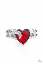 Load image into Gallery viewer, Paparazzi Accessories - Romantic Reverie - Red Ring
