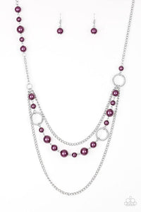 Paparazzi Accessories - Party Dress Princess - Purple Necklace