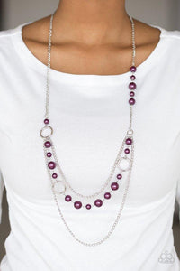 Paparazzi Accessories - Party Dress Princess - Purple Necklace