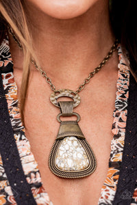 Paparazzi Accessories - Rodeo Royale - Brass Necklace