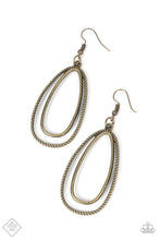 Load image into Gallery viewer, Paparazzi Accessories - Lend Me Your Lasso - Brass Earrings
