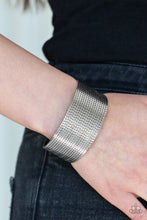 Load image into Gallery viewer, Paparazzi Accessories - Texture Trailblaxer - Silver Bracelet
